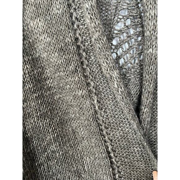 Chiaramente Open Cardigan, Wool/Alpaca Blend, made in Italy, Large, Brown - Picture 7 of 9